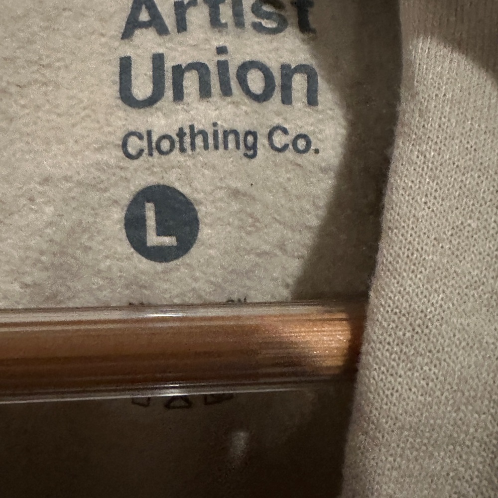 Artist Union‎ Hoodie Size L tiger Unisex Sweater Pocket Graphic - Picture 3 of 4